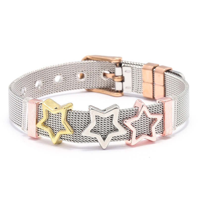 Keeper Combination Anchor Stainless Steel Bracelet