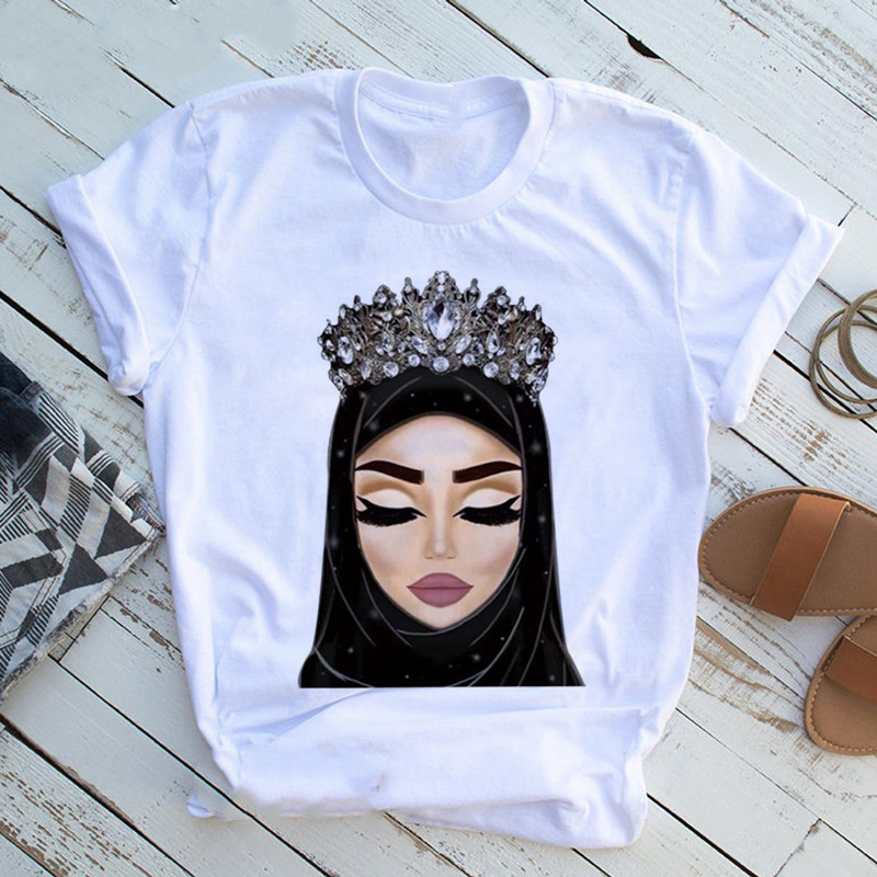 Title 3, Women Beautiful African White Funny Print T shi...