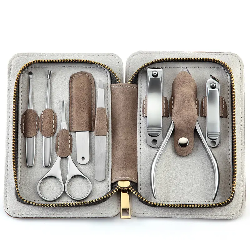 Stainless Steel Anti-splash Nail Clippers Manicure Set