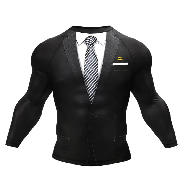 TUXEDO RASH GUARD - XMARTIAL SLEEVE