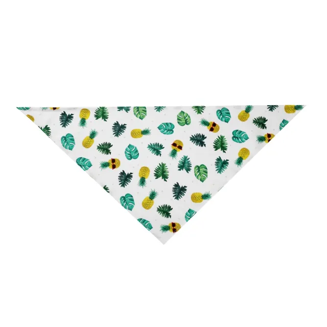 Summer donut pet triangle scarf Pineapple A - Shop at LoveMi