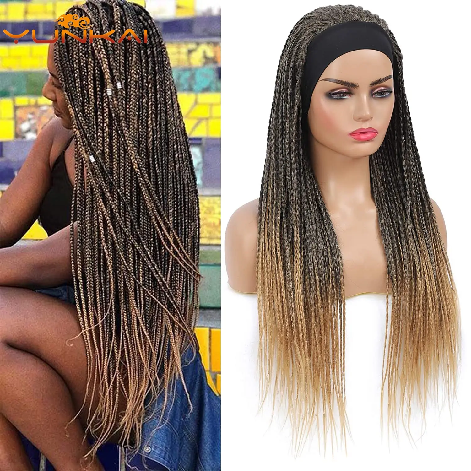 S Turban Wig Cover African Dirty Braid