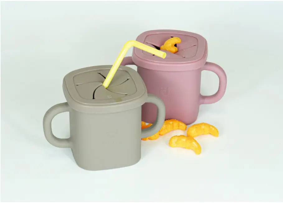 Baby Drinking Water And Milk Learn To Drink Cup