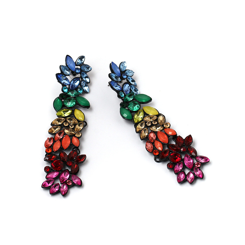 Flower Acrylic Earrings Women's Temperament Earrings