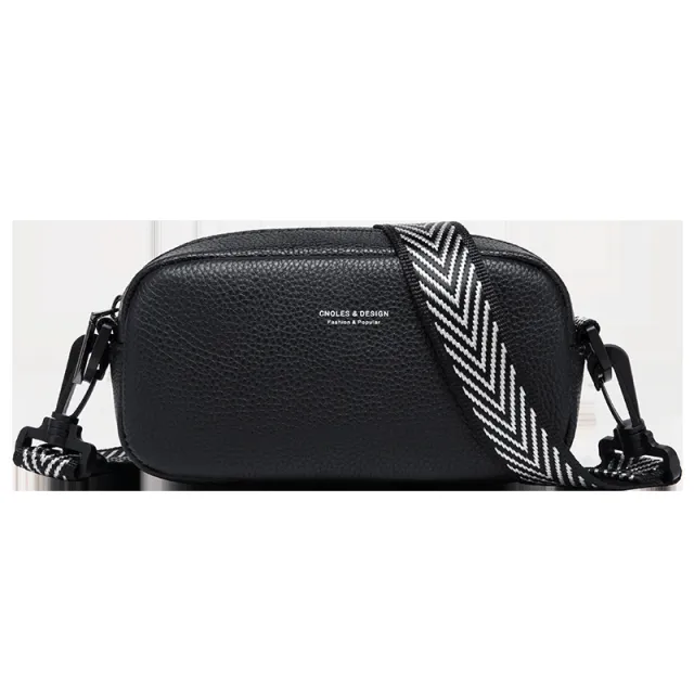 Summer One shoulder Messenger Camera Bag Fashion All match Female Bag Black - Shop at LoveMi