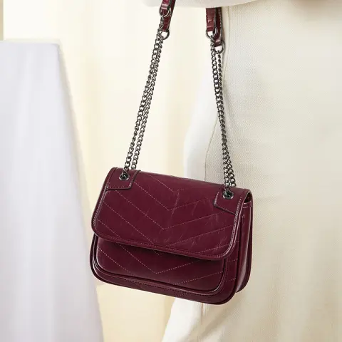 Bag Women Bag Cowhide Shoulder Bag
