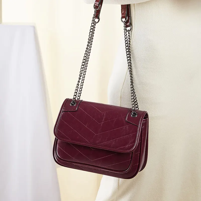 Bag Women Bag Cowhide Shoulder Bag