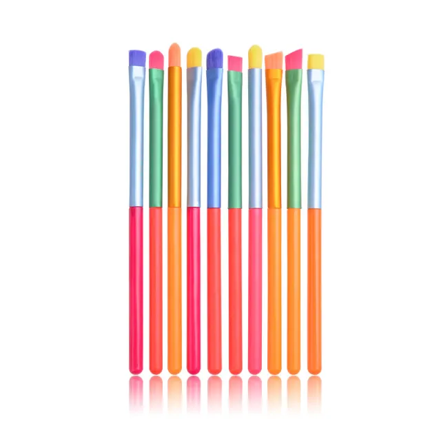 Makeup Brush Full Set Of Portable Makeup Brush Foundation Eyeshadow Makeup Brush Set 10Sets Of Eye Brushes - Shop at LoveMi