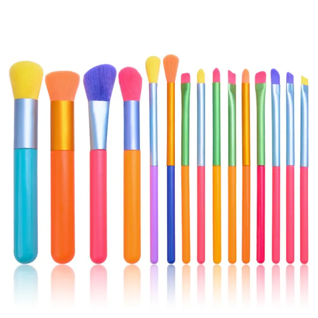 Makeup Brush Full Set Of Portable Makeup Brush Foundation Eyeshadow Makeup Brush Set 15Sets Of Brushes - Shop at LoveMi