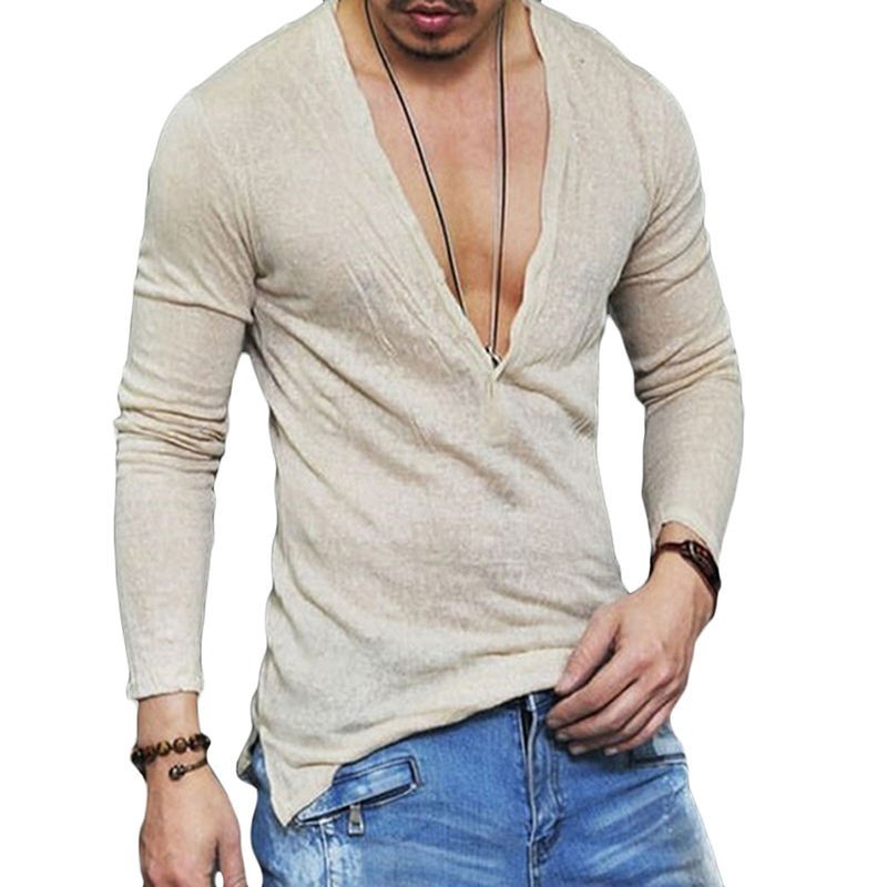 Trendy Casual Fashion Pullover Men's Breathable T-shirt