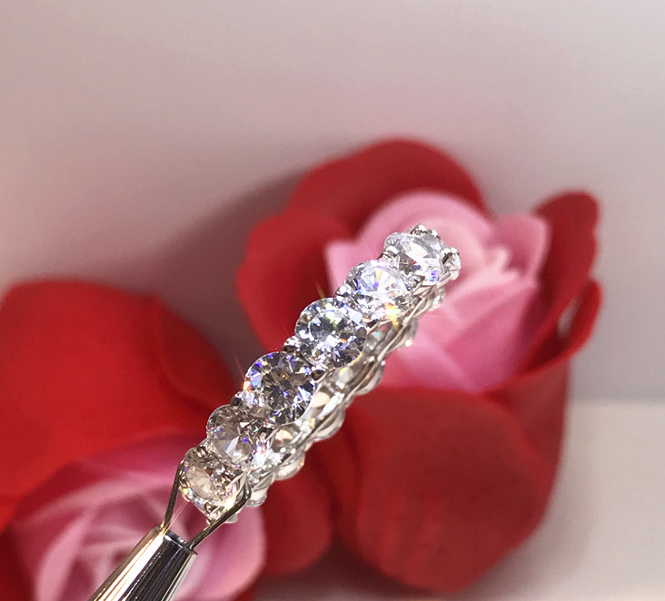 Simulation Diamond Ring Can Be Stacked And Worn