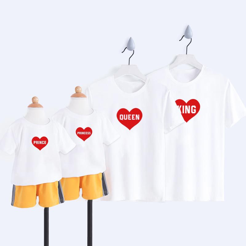  New European And American Spring And Summer Round Neck Parent-child Wear