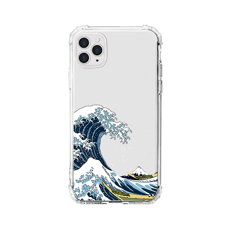 Fashion Abstract Art Line Wave Clear Coque Bag - Image 3