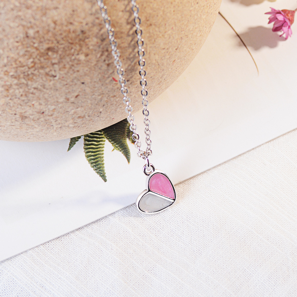 Necklace Ice Cream Heart Chain Necklace For Women