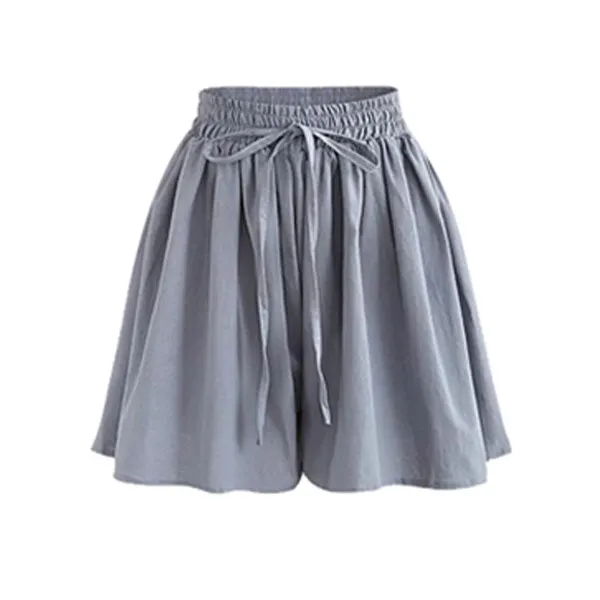 Elastic Waist Loose All match Korean Casual Pants Grey - Shop at LoveMi