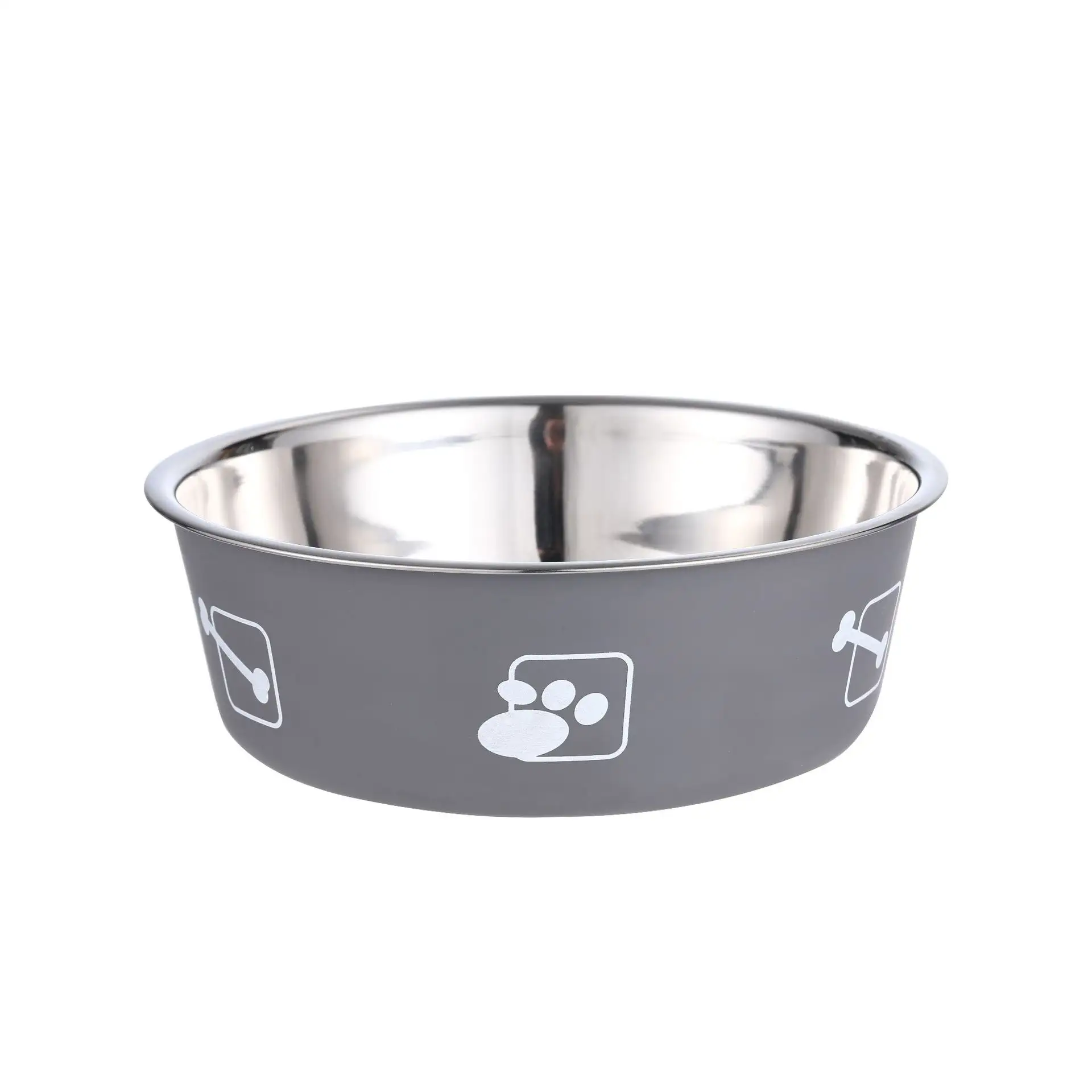 Pet Supplies Stainless Steel Food Bowl
