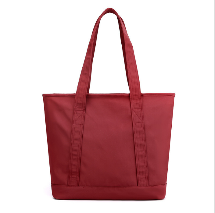 Large capacity Waterproof Shoulder Bag Student Class Bag Red - Shop at LoveMi