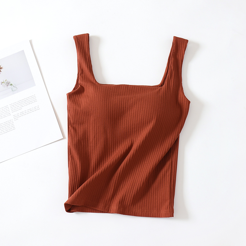 Title 5, Beautiful Back Square Neck Umbilical Vest With ...