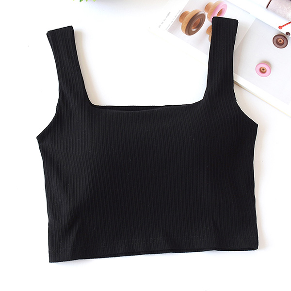 Title 3, Beautiful Back Square Neck Umbilical Vest With ...