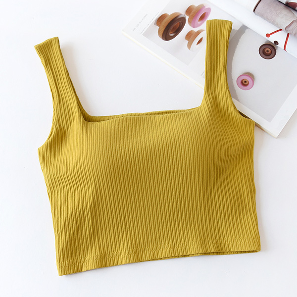 Title 8, Beautiful Back Square Neck Umbilical Vest With ...