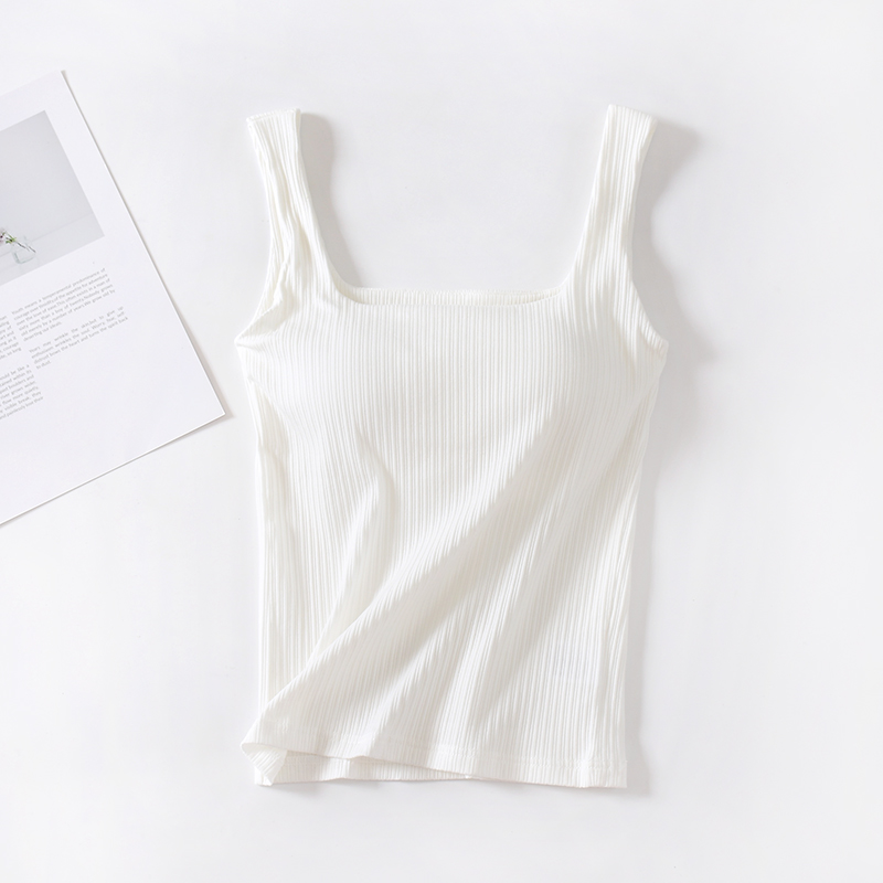 Title 6, Beautiful Back Square Neck Umbilical Vest With ...