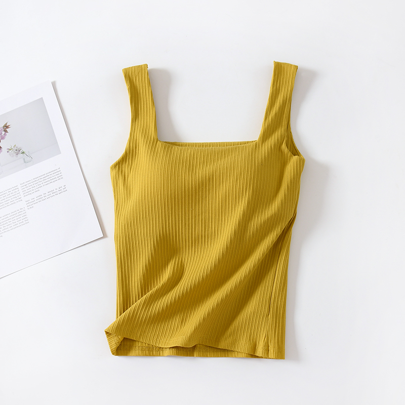 Title 12, Beautiful Back Square Neck Umbilical Vest With ...