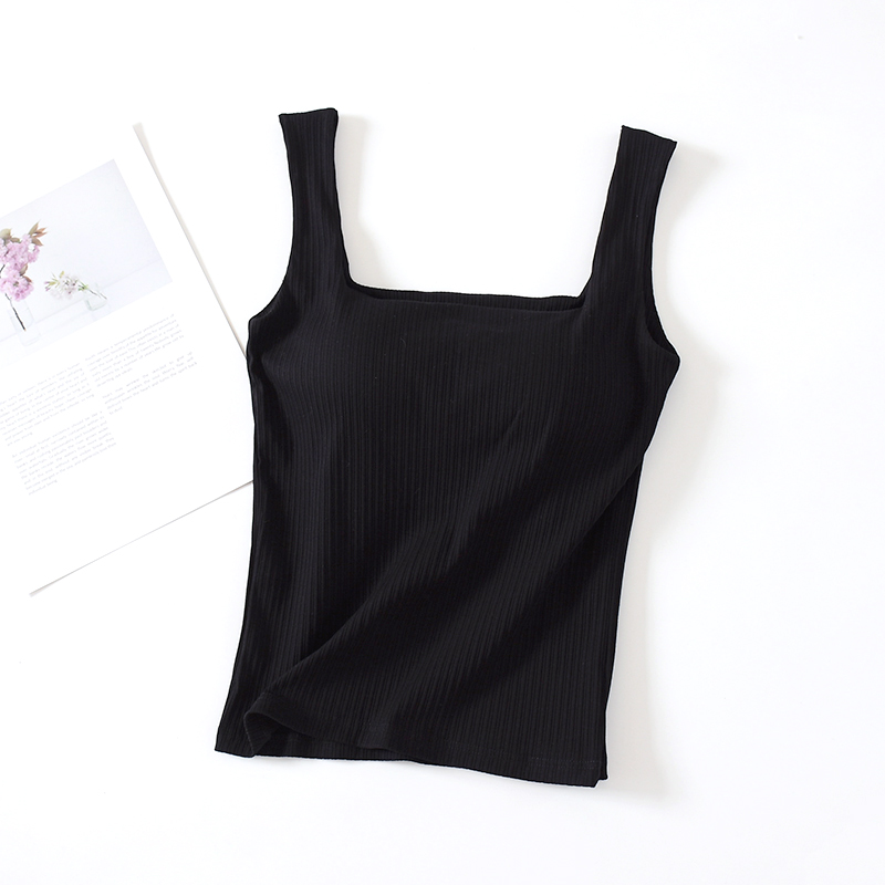 Title 16, Beautiful Back Square Neck Umbilical Vest With ...