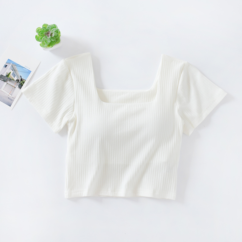 White Navel short sleeves