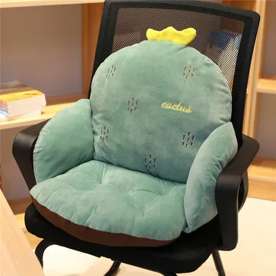 Crown Cartoon Chair Cushion for Home Decor and Office, Thicken Seat Pad Sofa Home Decorative Pillow Car Seat Chair Cushion Cactus - Shop at LoveMi