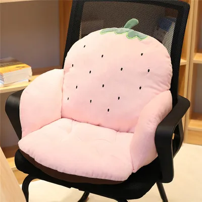 Crown Cartoon Chair Cushion for Home Decor and Office, Thicken Seat Pad Sofa Home Decorative Pillow Car Seat Chair Cushion Strawberry - Shop at LoveMi
