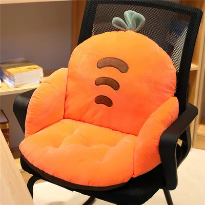 Crown Cartoon Chair Cushion for Home Decor and Office, Thicken Seat Pad Sofa Home Decorative Pillow Car Seat Chair Cushion Carrot - Shop at LoveMi