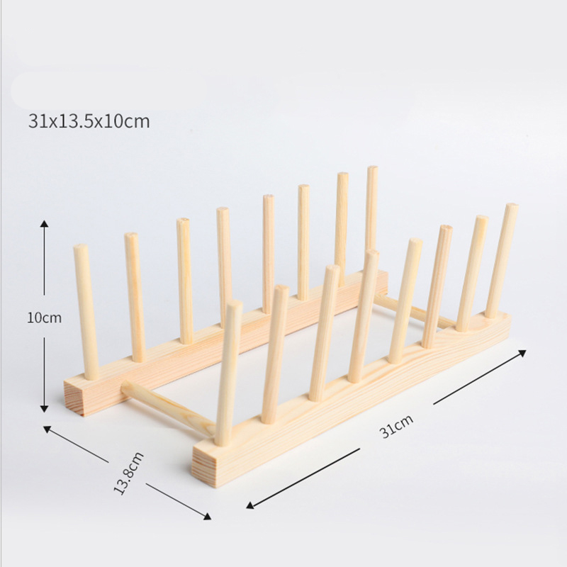 Title 3, Solid Wood Dish Rack Dish Rack Original Wooden ...