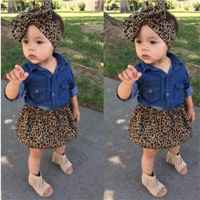 Baby Girl Blue Jean Shirt Tulle Overlay Dress Headband Blue - Shop at LoveMi