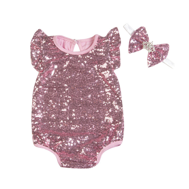 New Baby Romper Sequined Jumpsuit