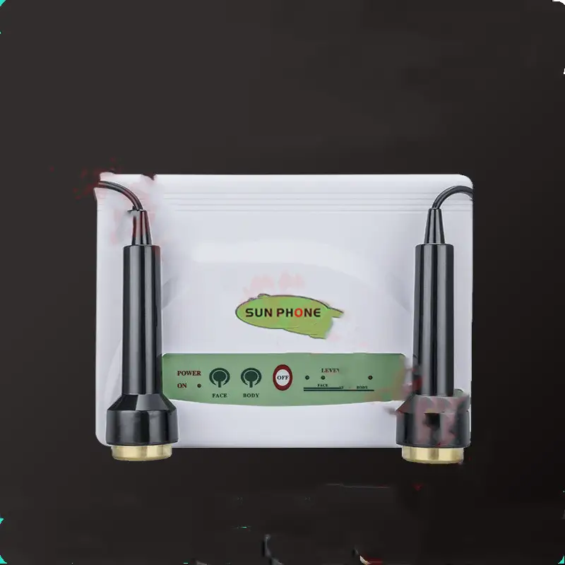 Ultrasonic Facial Introduction Beauty Instrument Titanium Dual-head Ultrasound