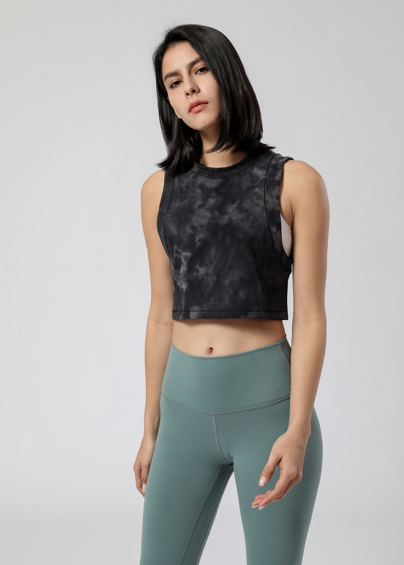 Yoga Fitness Vest Running Sports T-Shirt Women