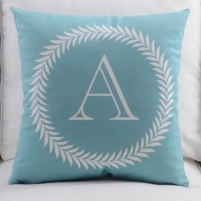 English Letters Imitation Cotton Velvet Pillowcase - Shop at LoveMi