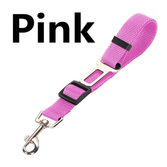 Pet Traction Rope Car Seat Belt Pink - Shop at LoveMi