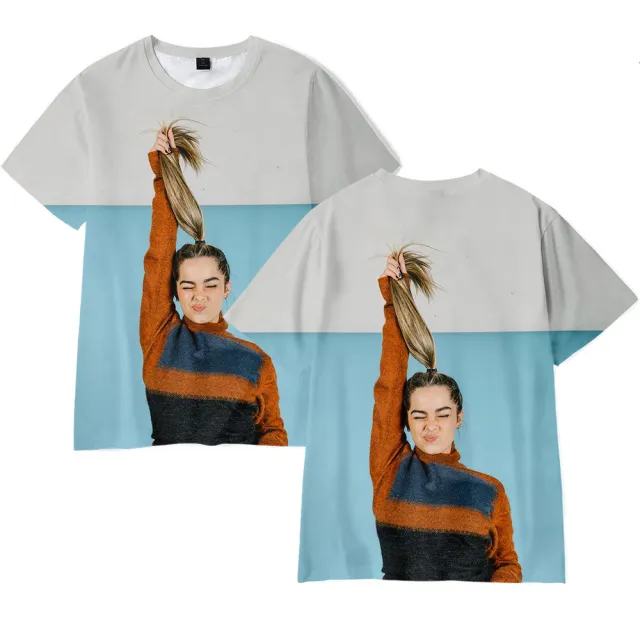 Trend Addison Rae Peripheral 3D Digital Color Printing Short sleeved T shirt D S - Shop at LoveMi