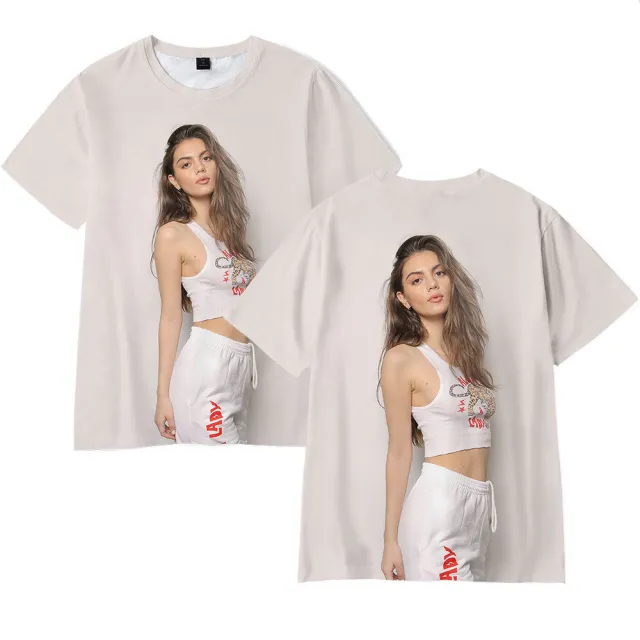 Trend Addison Rae Peripheral 3D Digital Color Printing Short sleeved T shirt H - Shop at LoveMi