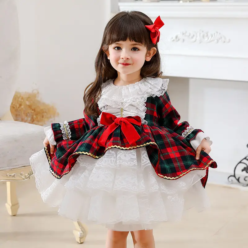 21 Years New Spring Girl Princess Dress British Style Spanish Palace Child Dress Dress Child Dress