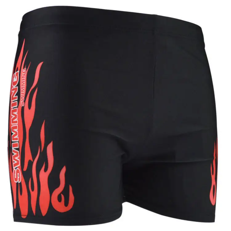 Swimming Trunks Swimwear New Style Men's Flame