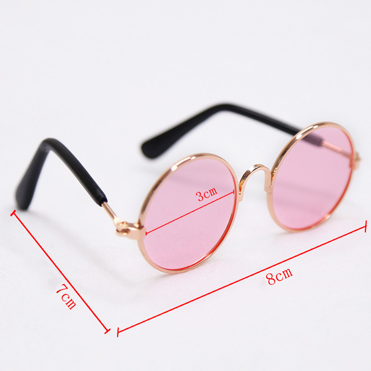 Trendy Vintage Round Pet Glasses - Image 8