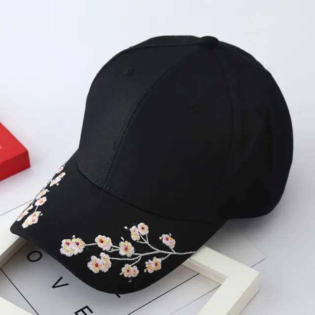 Baseball Cap Retro Ethnic Style Sunscreen Hat Black - Shop at LoveMi