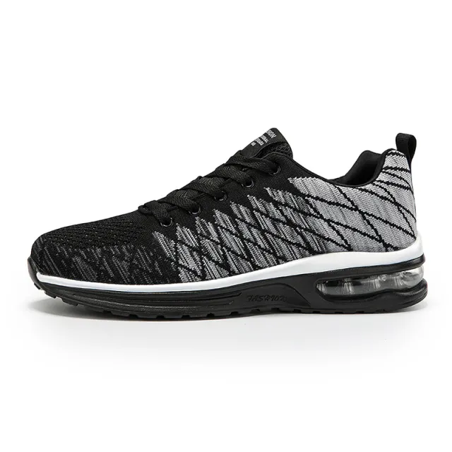 Summer Men's Shoes Breathable Sports Shoes Mesh Running Sports Casual Shoes Black - Shop at LoveMi