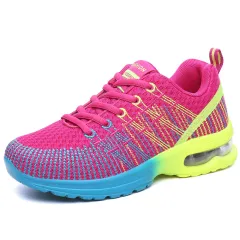 New Sports Shoes Casual Mesh Breathable Fitness Women's Shoes - Red - View 1