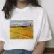 Van Gogh Oil Painting Mona Lisa Spoof Printed T shirt Women Short Sleeve 13Style - Shop at LoveMi