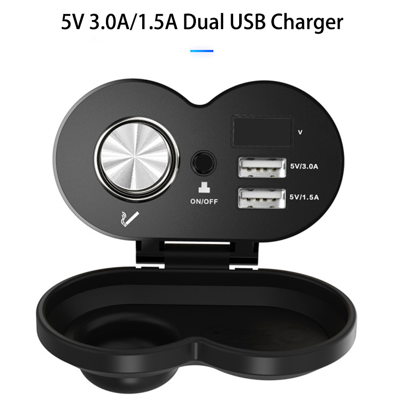 3.0 Super Fast Charging Motorcycle Multi-function Car Charger With Cigarette Lighter — foto 4