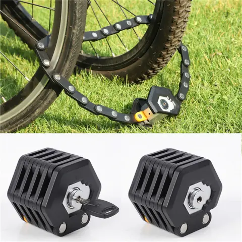 Foldable Bike Lock with 3 Keys Hamburg-Lock Alloy Anti-Theft