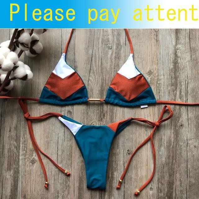 Title 1, Maillot de bain sexy pour femme, micro bikini s...